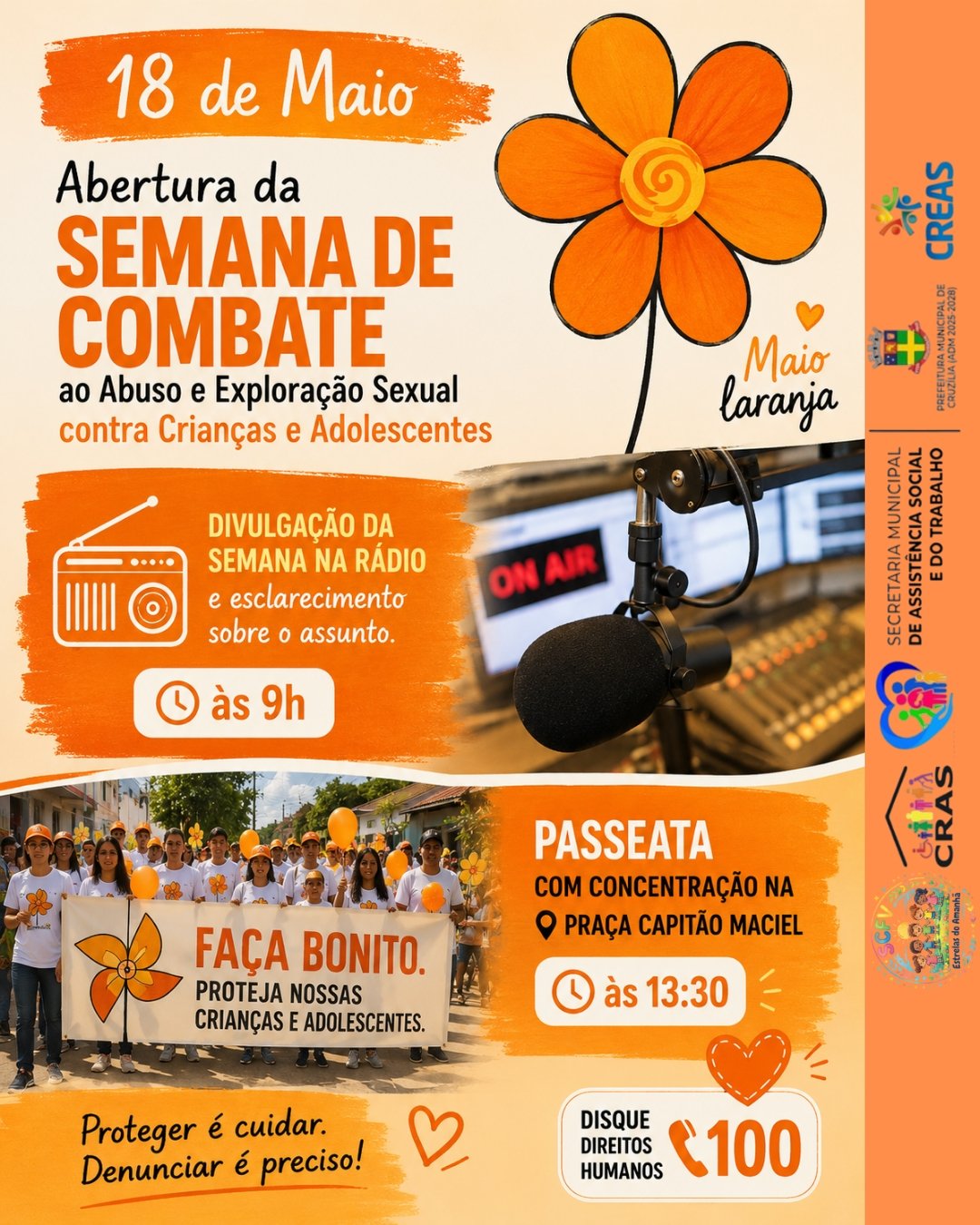 Semana reforça proteção infantil