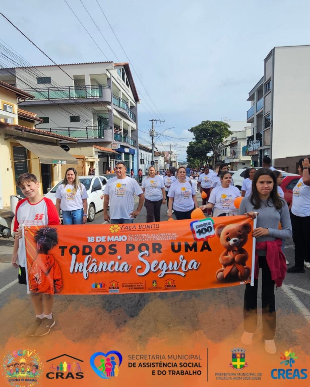 Assistência Social realiza passeata de Proteção Infantil