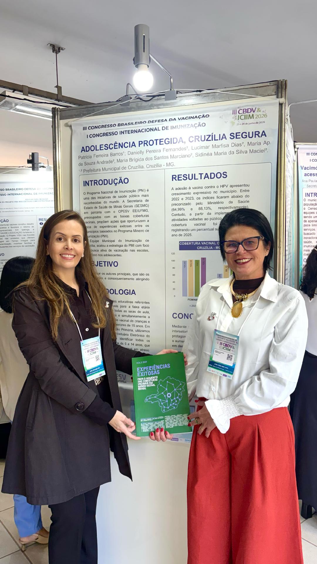 Aumento da vacinação é apresentado por Equipe de Imunização em Congresso Internacional